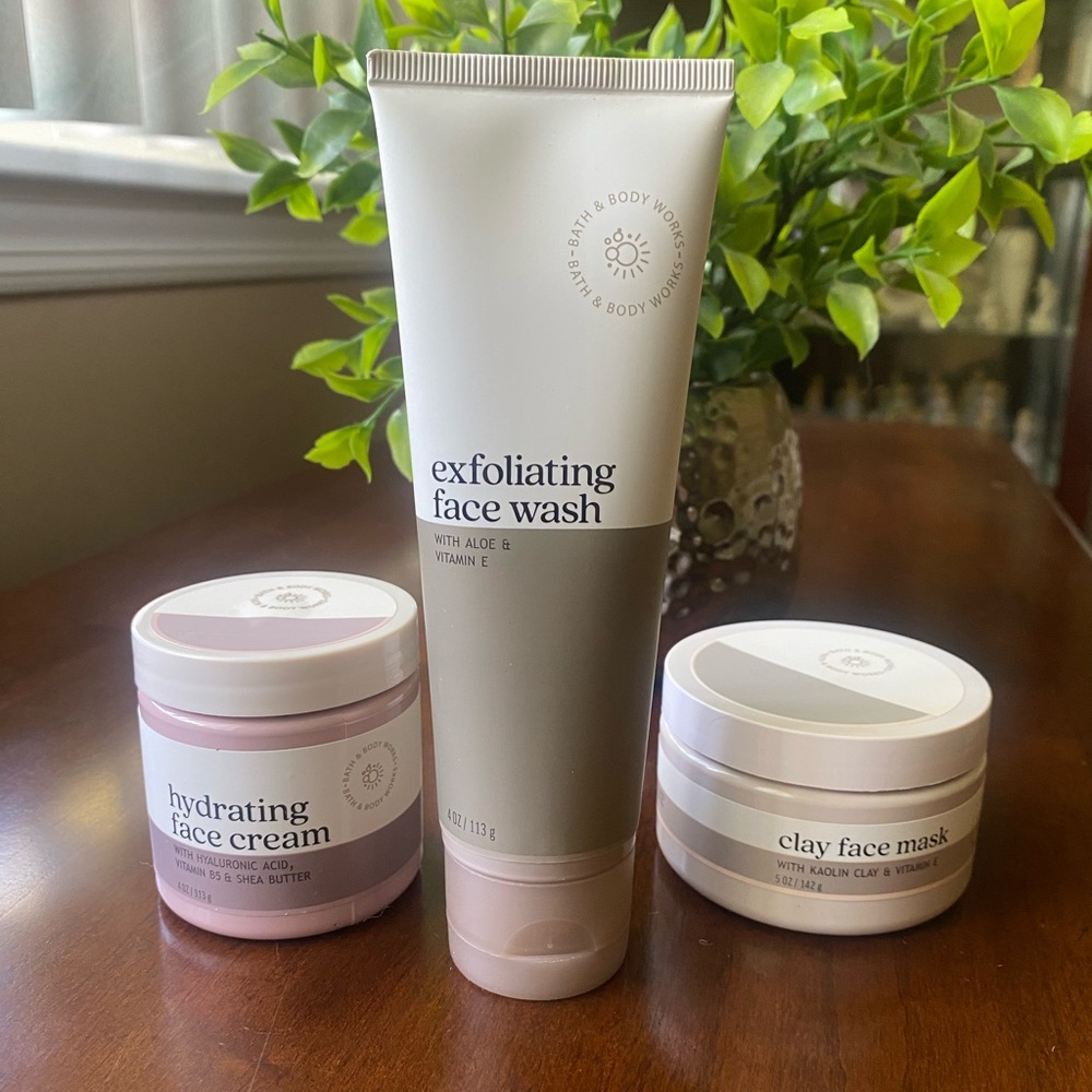 NEW Bath Body Works Trio Facial Skincare
